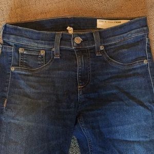 Rag & Bone medium wash skinny jeans
